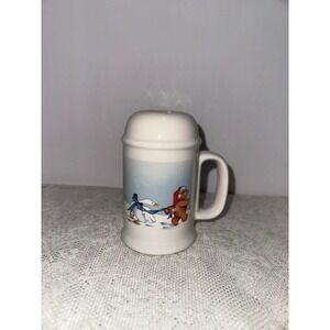 House of Lloyd Gingerbread Bear Goose Sledding Salt‎ Pepper Shaker Set Taiwan